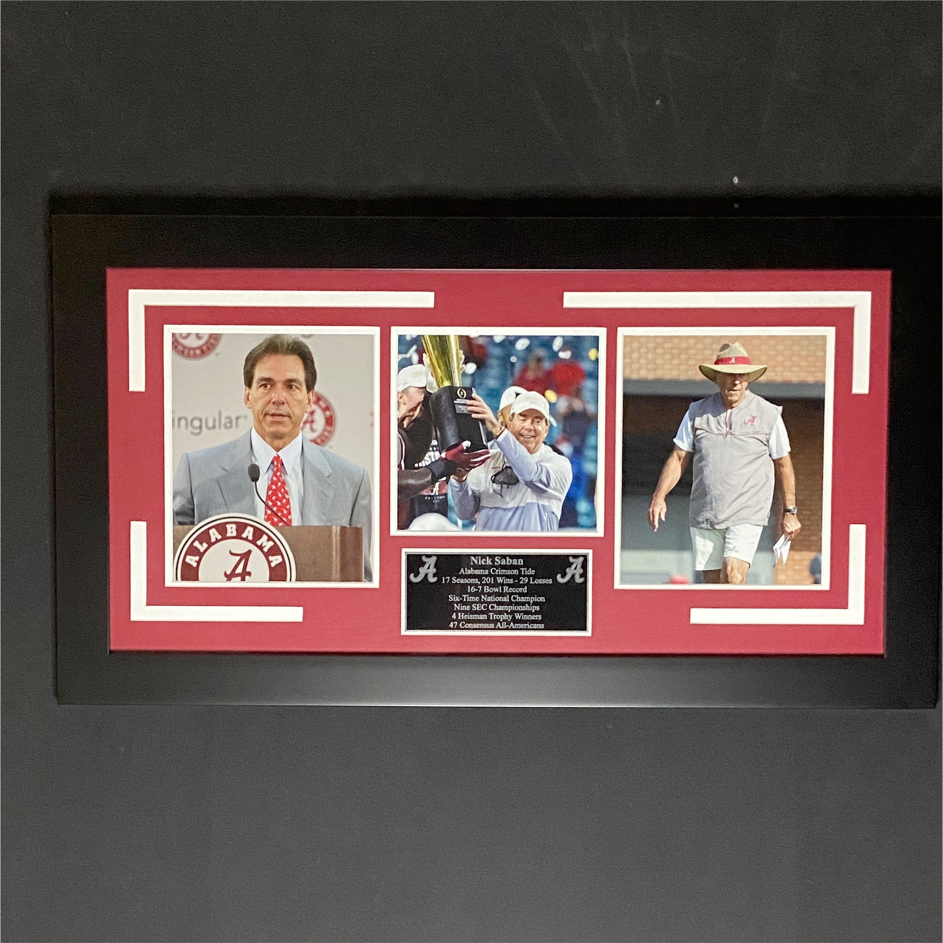 Nick Saban Tribute Collage