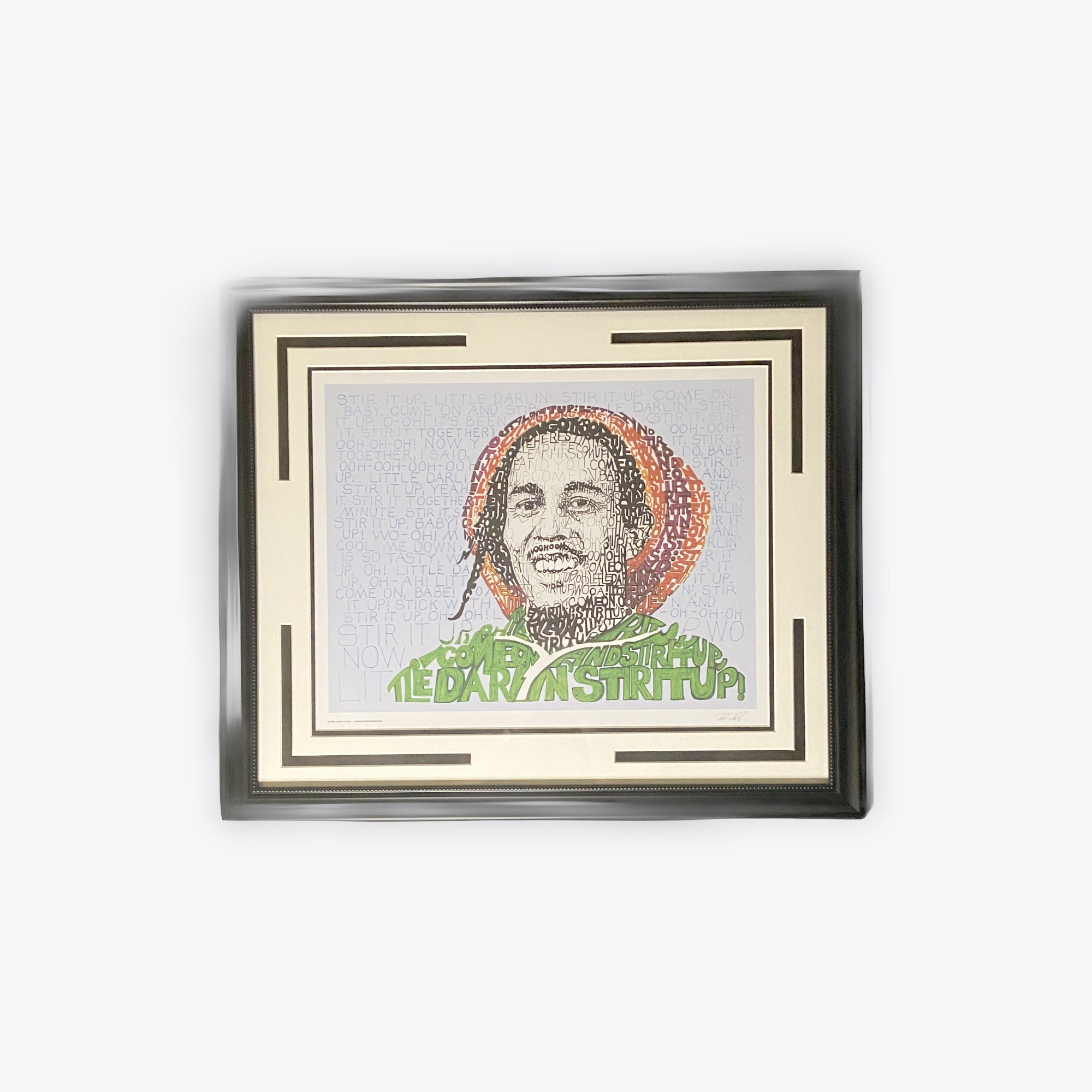 Bob Marley Word Art