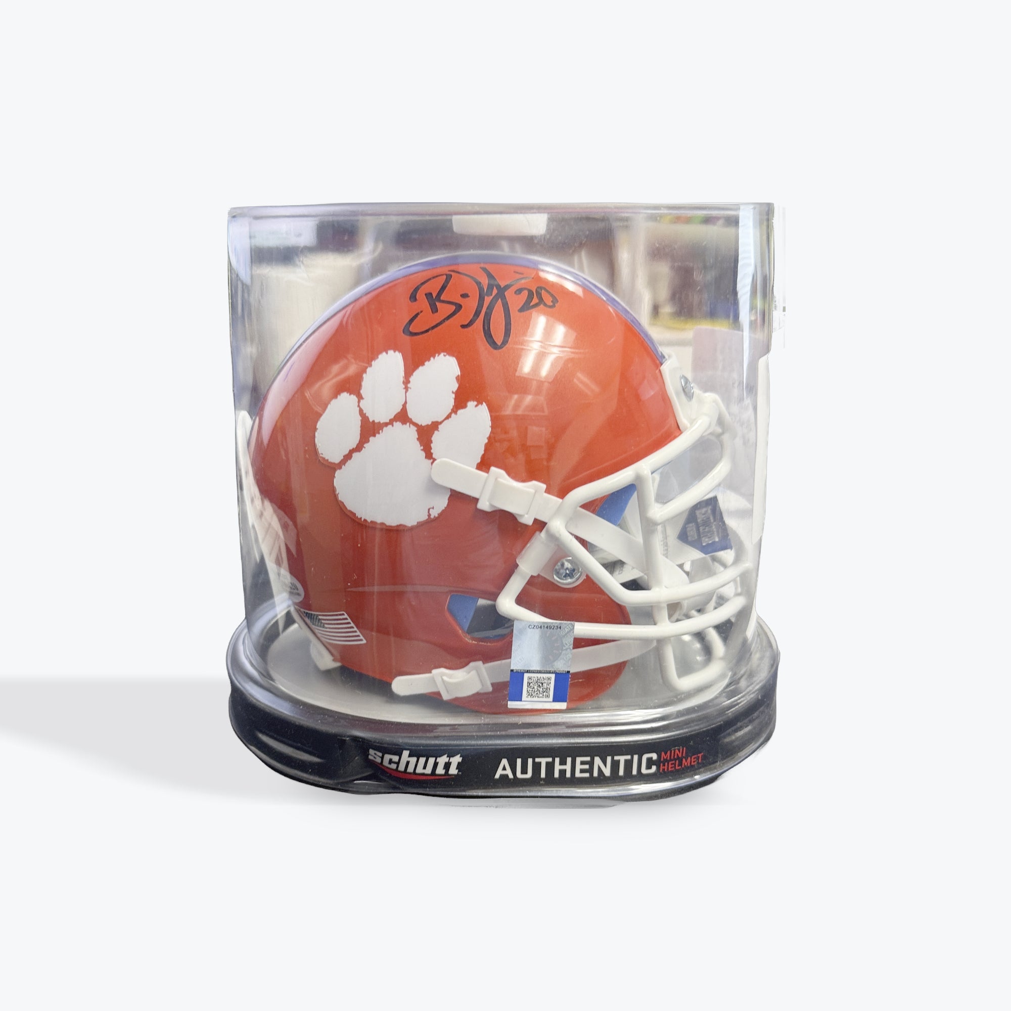 Brian Dawkins Clemson Mini Helmet