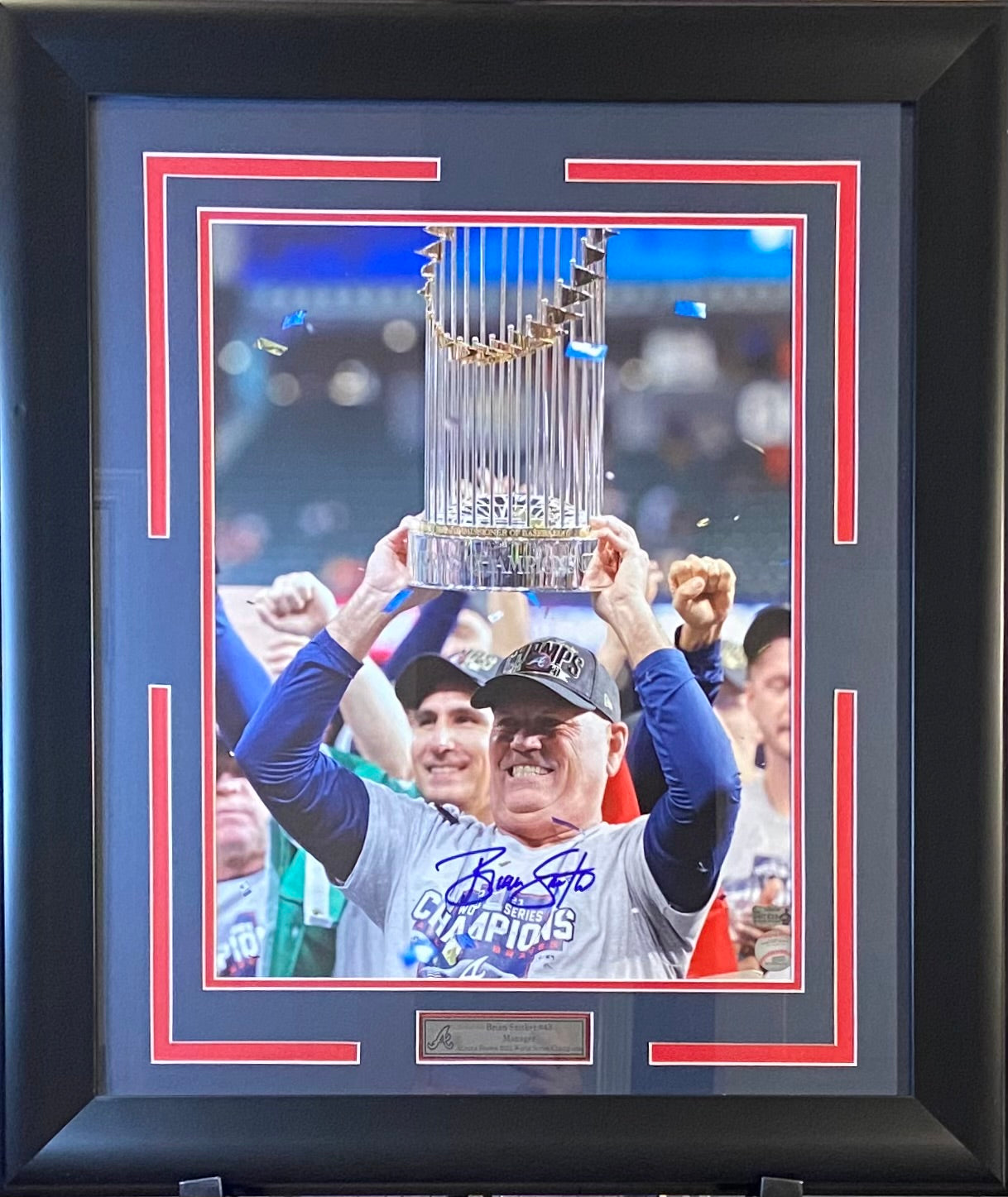 B. Snitker Braves Print