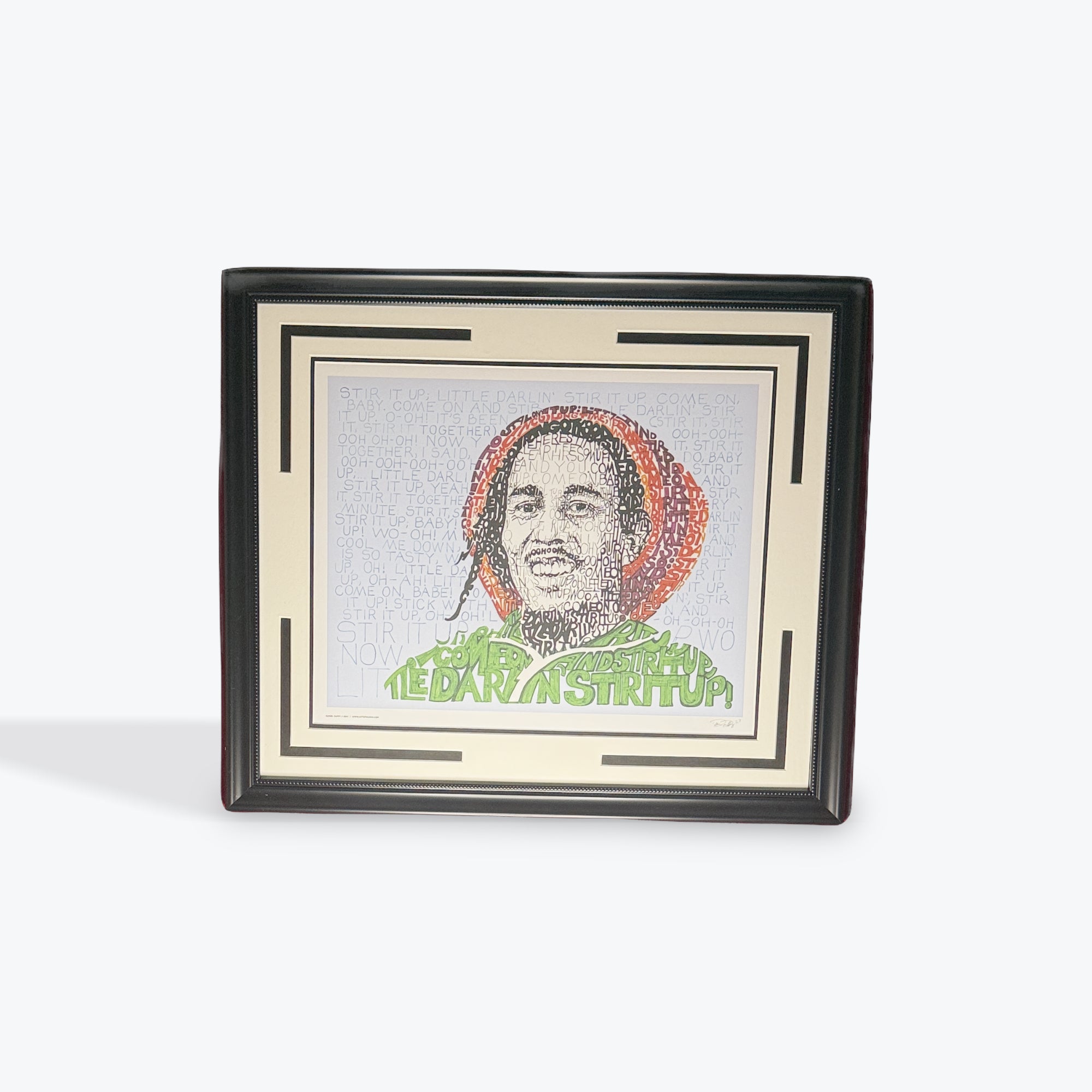 Bob Marley Word Art