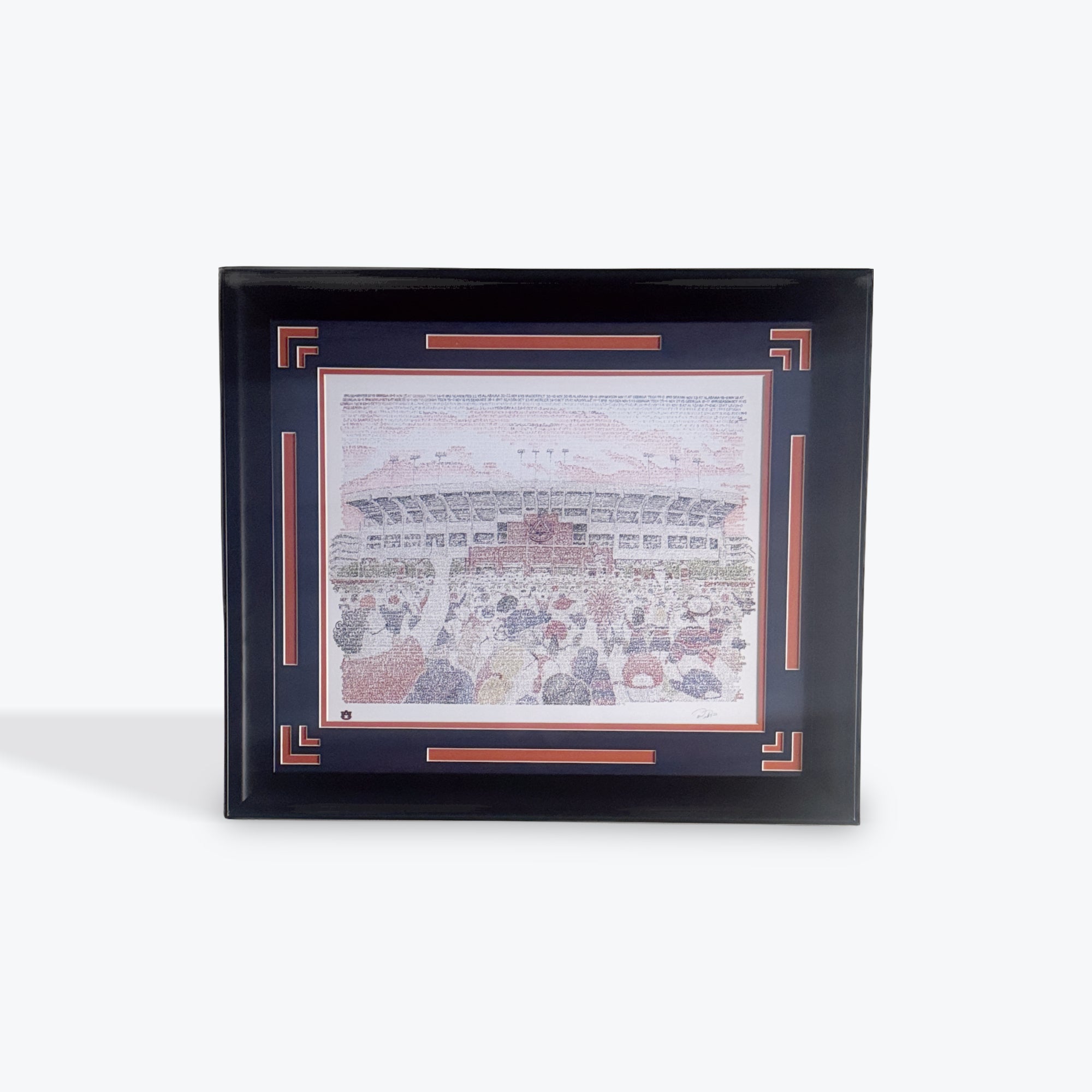 Auburn Stadium Word Art