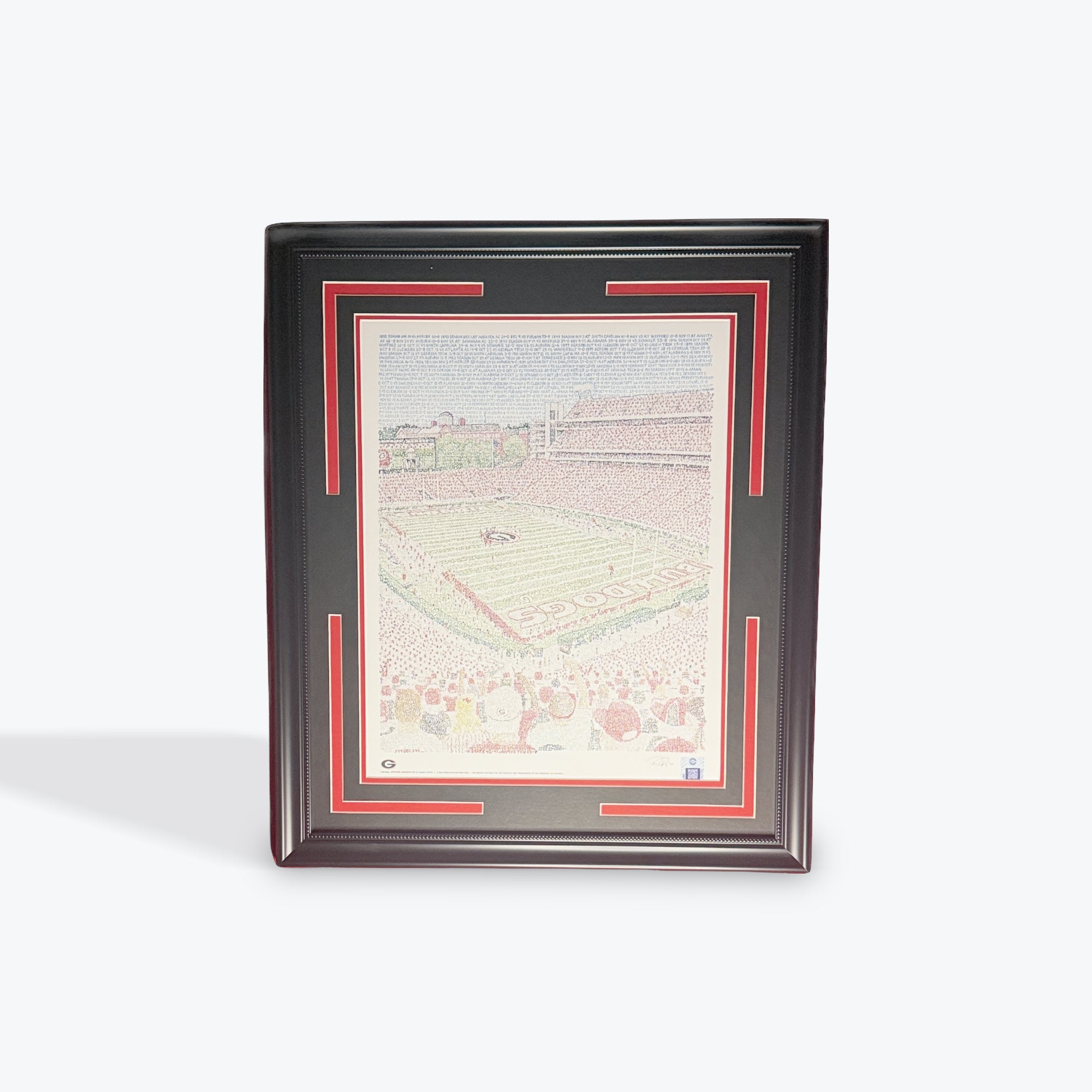 Georgia Bulldogs Word Art
