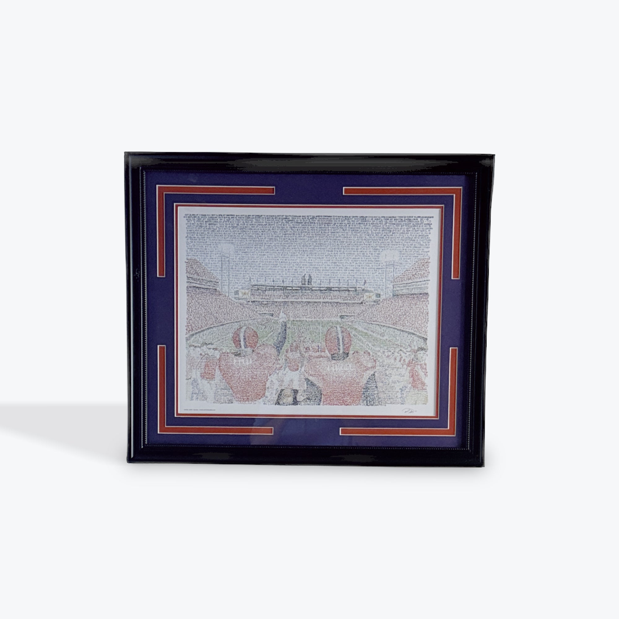 Clemson Stadium Word Art