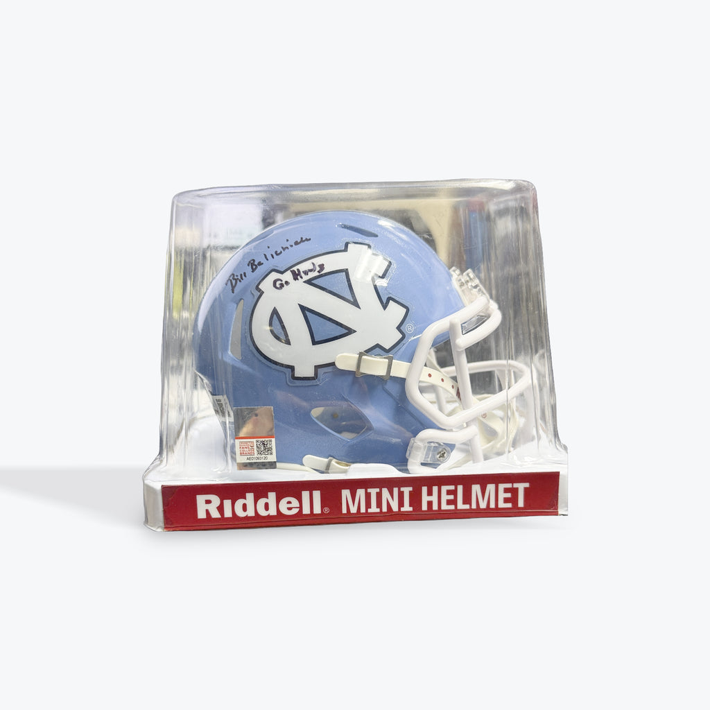 Bill Belichick UNC Mini Helmet