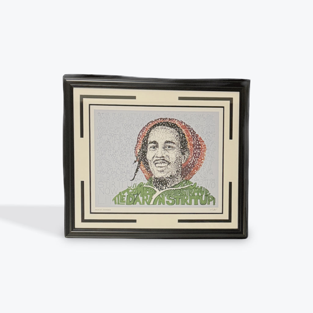 Bob Marley Word Art