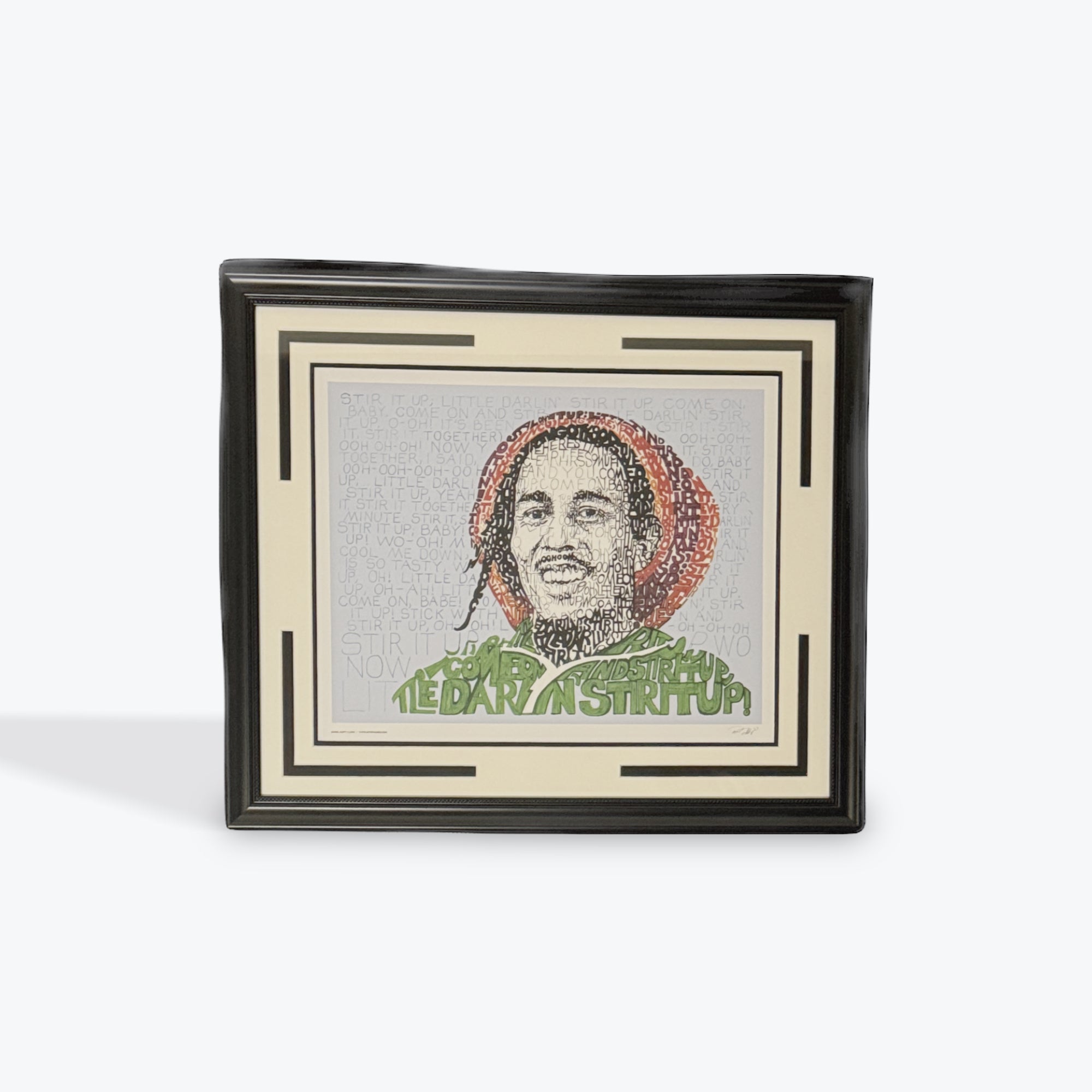 Bob Marley Word Art